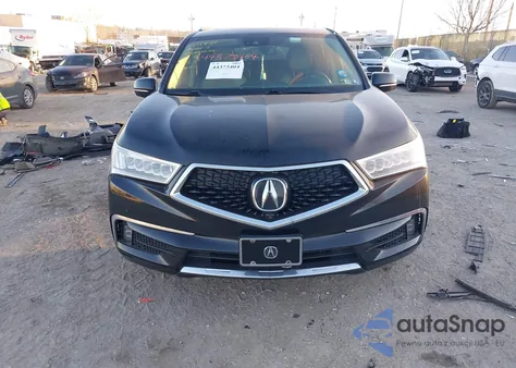 2017 Acura Mdx Sport Hybrid Advance Package z USA, uszkodzony, nr VIN 5FRYD7H75HB000878